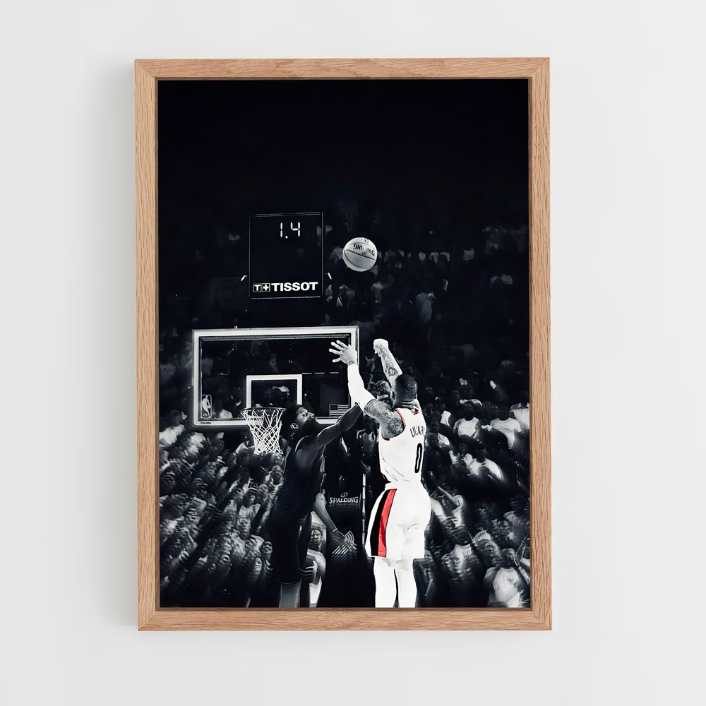 Poster Damian lillard précis – affiche Basketball (vue 4)